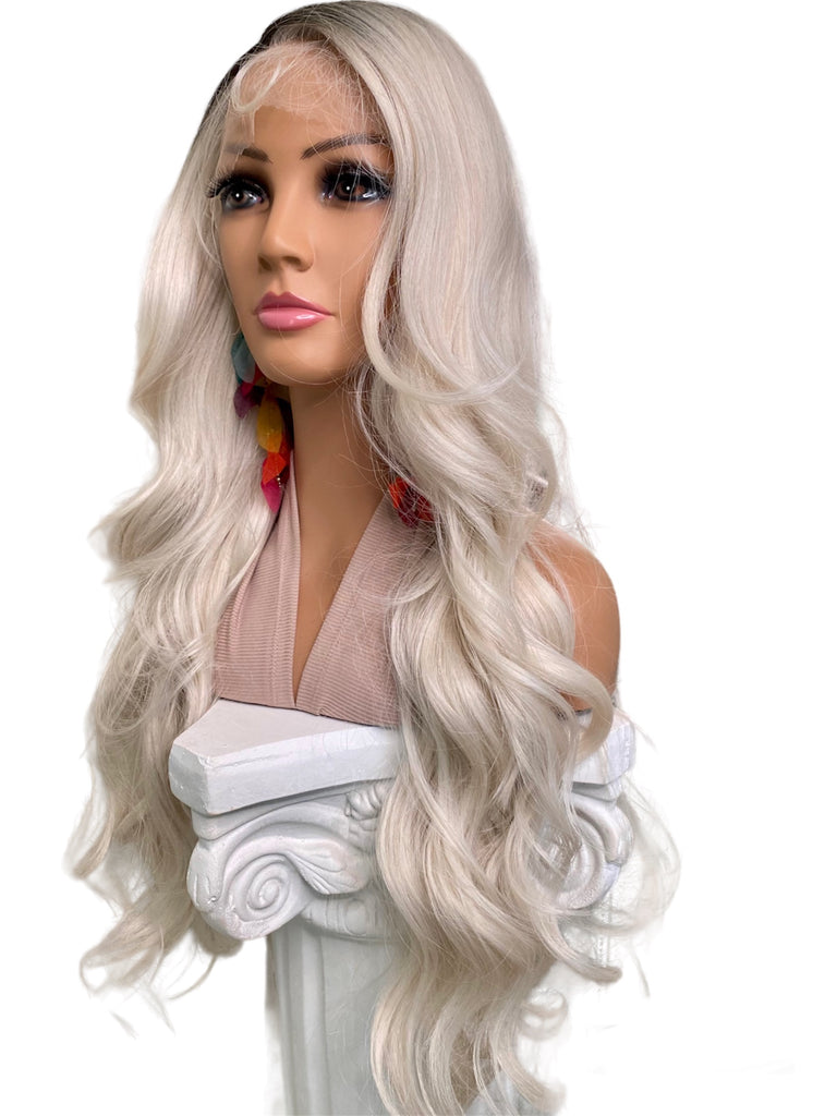 T-Part Frontal Lace Synthetic Wig- Ice