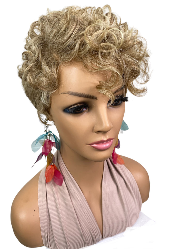 HD SIDE-PART PIXIE STYLE  SYNTHETIC WIG (CAMILA)