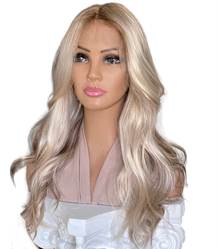 European Synthetic Wig  Lace Frontal Middle Part "Magnolia"