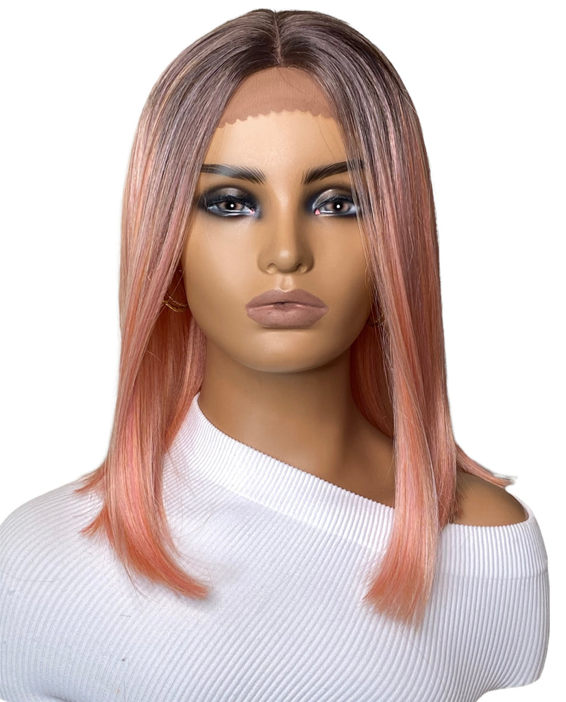 “Fantasy” Synthetic Wig Middle Part