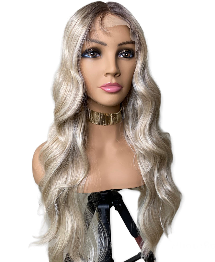 T-Part Frontal Lace European Synthetic Wig - Doll