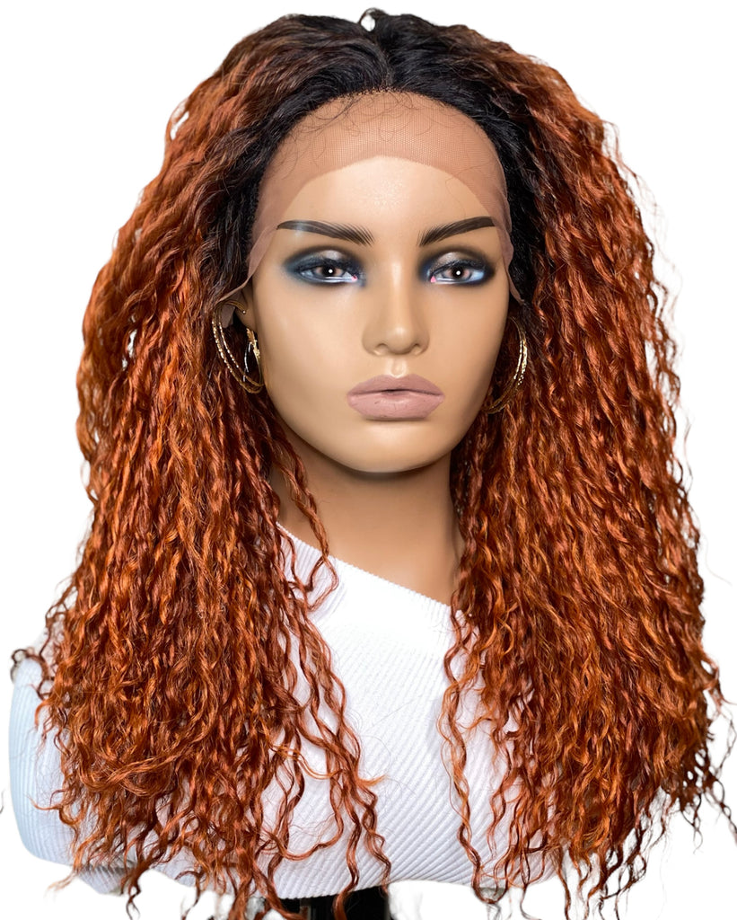 "Safary" Synthetic Wig Middle Part