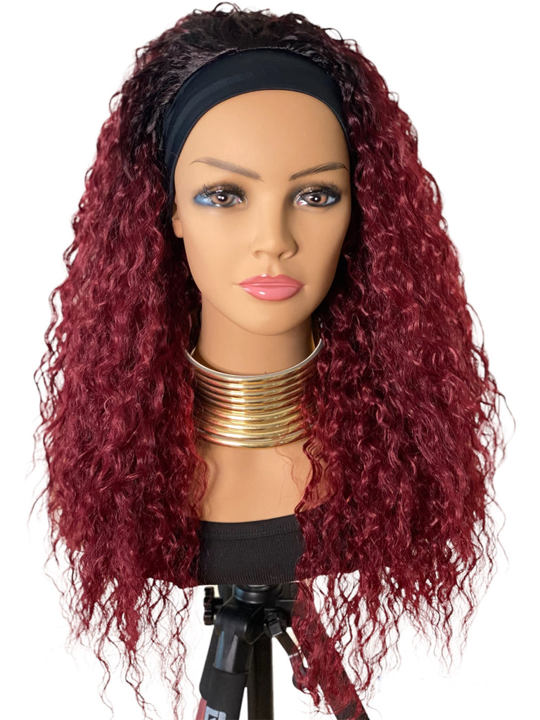 "California"Headband Synthetic Wig