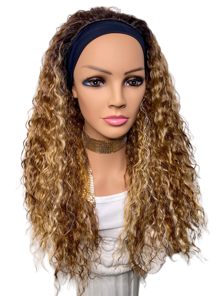 "California"Headband Synthetic Wig