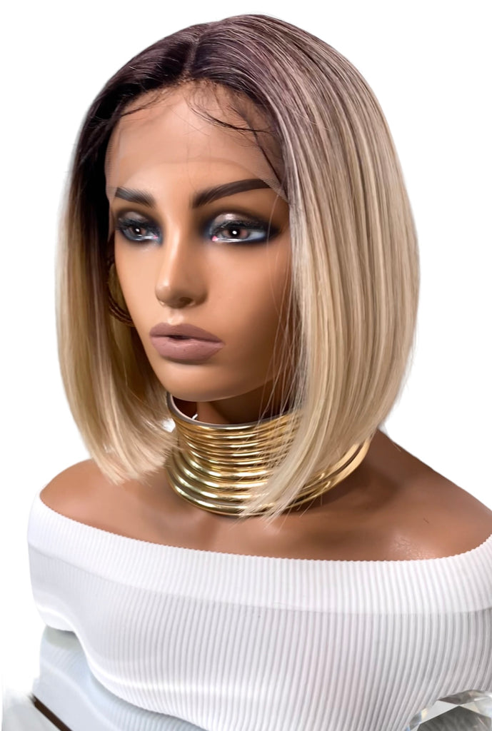 Alexa” I-Part Bob Style Synthetic Wig