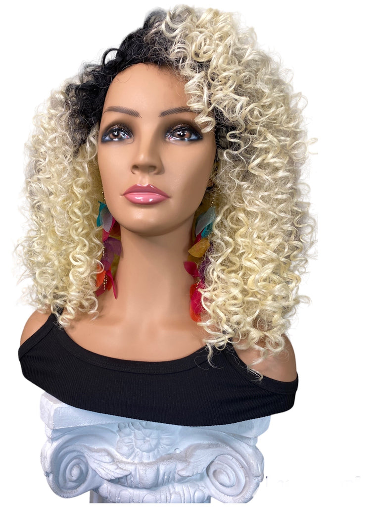 Slim-2 / Synthetic Wig Deep Curly